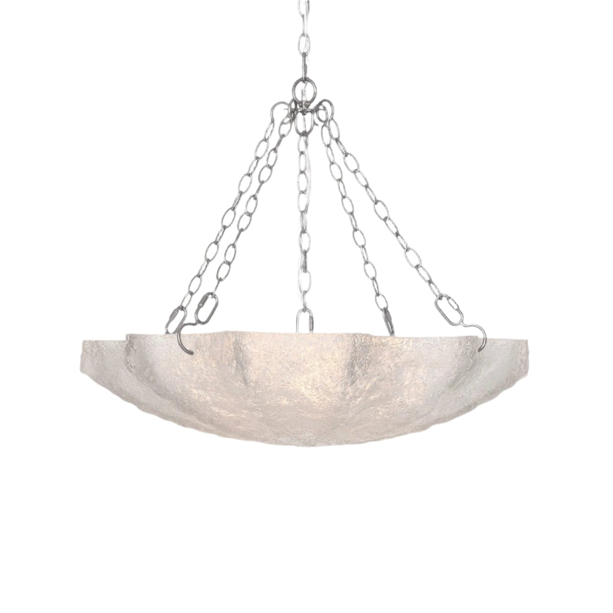 Gold or Silver Statement Chandelier / Silver