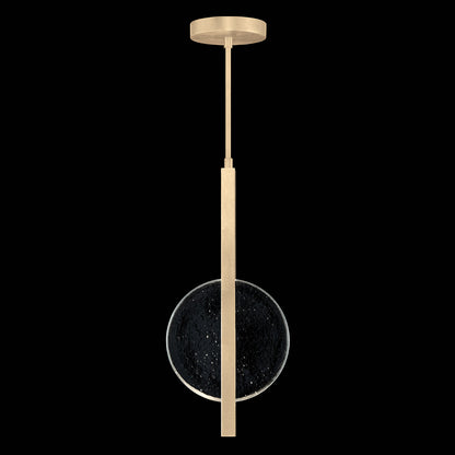 11-Inch Clear Glass Linear Pendant Light