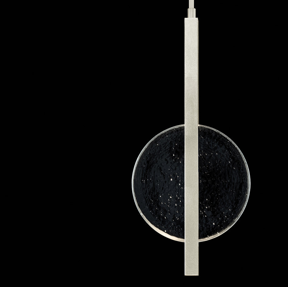 11-Inch Clear Glass Linear Pendant Light