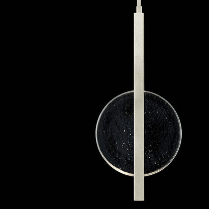11-Inch Clear Glass Linear Pendant Light