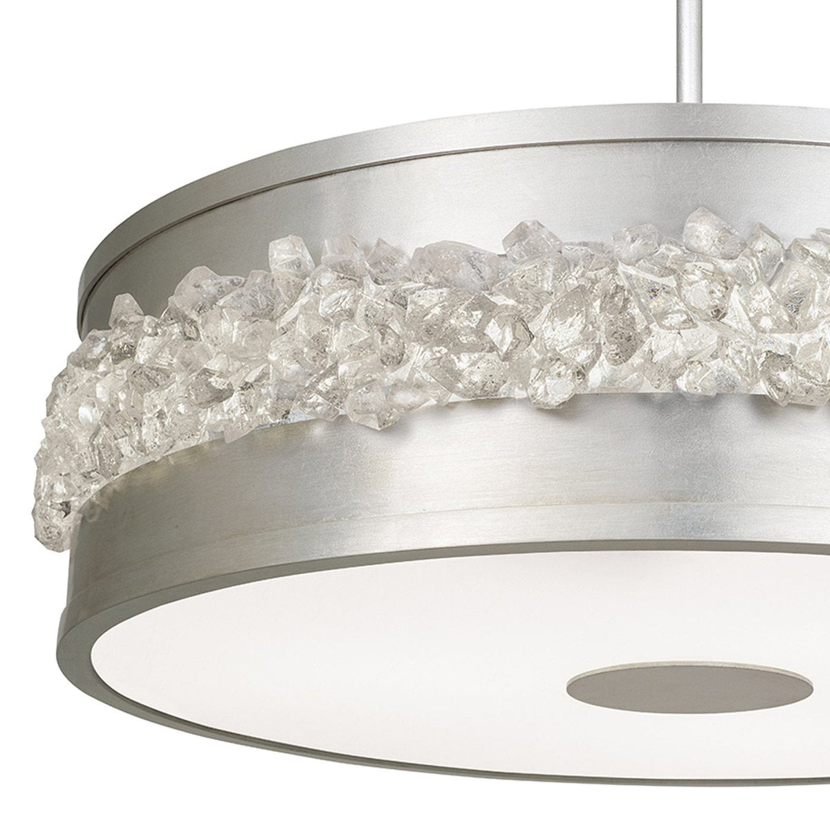 32-Inch Crystal Halo Pendant Light