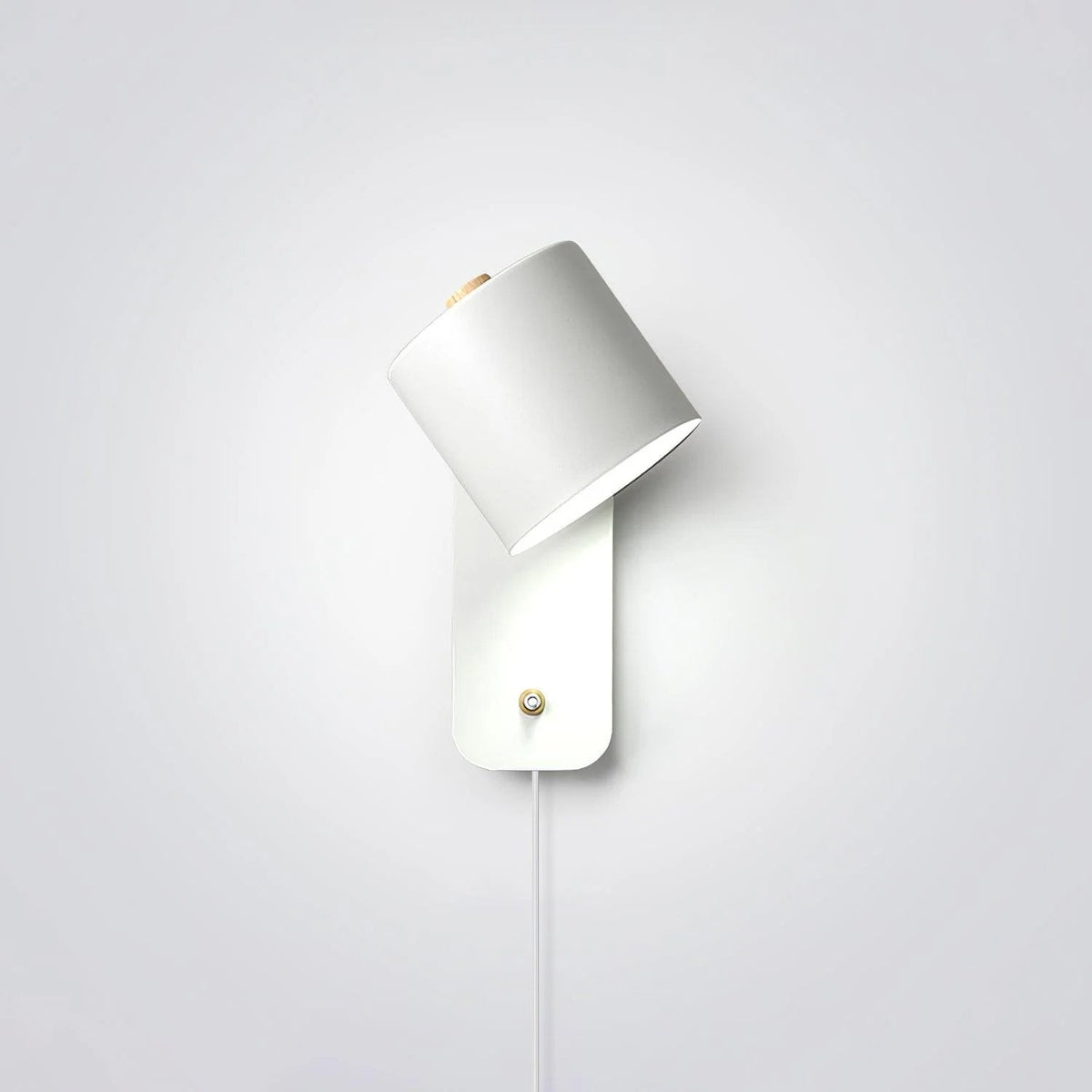 350° Rotatable Plug-In Cylinder Wall Light
