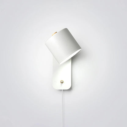 350° Rotatable Plug-In Cylinder Wall Light
