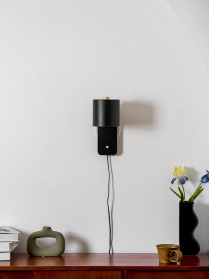 350° Rotatable Plug-In Cylinder Wall Light / ∅ 5.1″ x H 11.8″ / Dia 13cm x H 30cm / Green / AU Plug