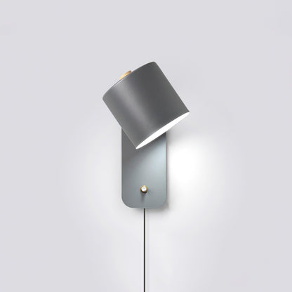 350° Rotatable Plug-In Cylinder Wall Light