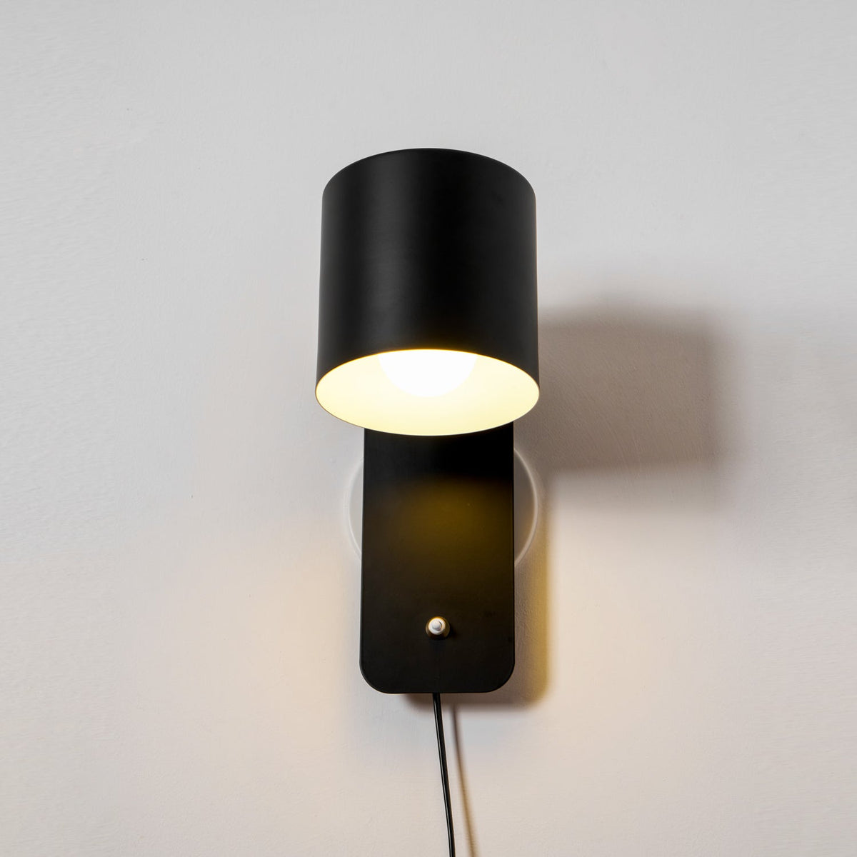 350° Rotatable Plug-In Cylinder Wall Light