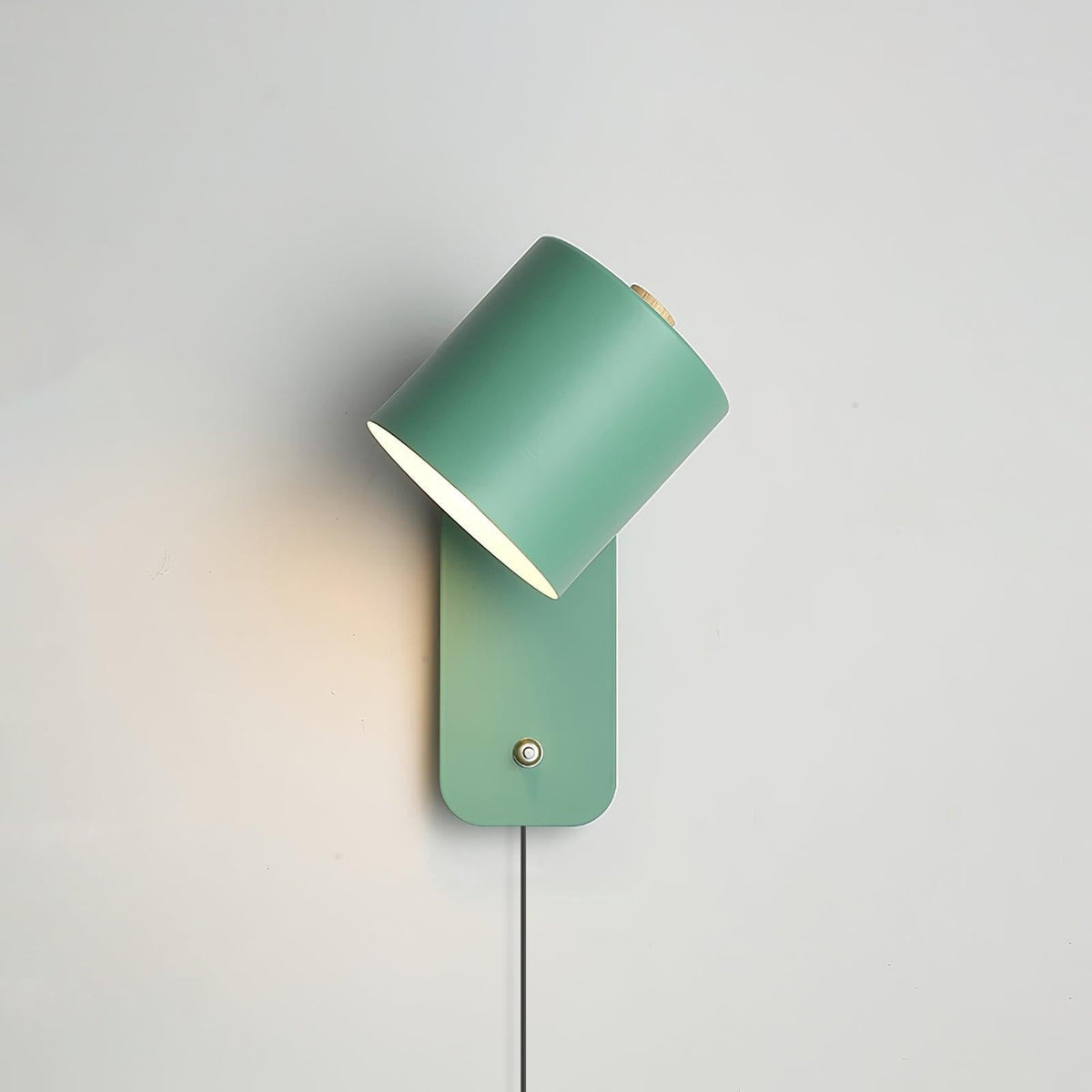 350° Rotatable Plug-In Cylinder Wall Light