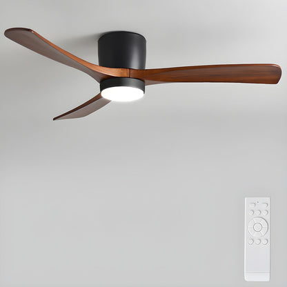 42–48 Inch Wooden LED Ceiling Fan Light