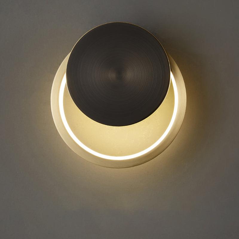 Brass Ring Integrated LED Wall Light