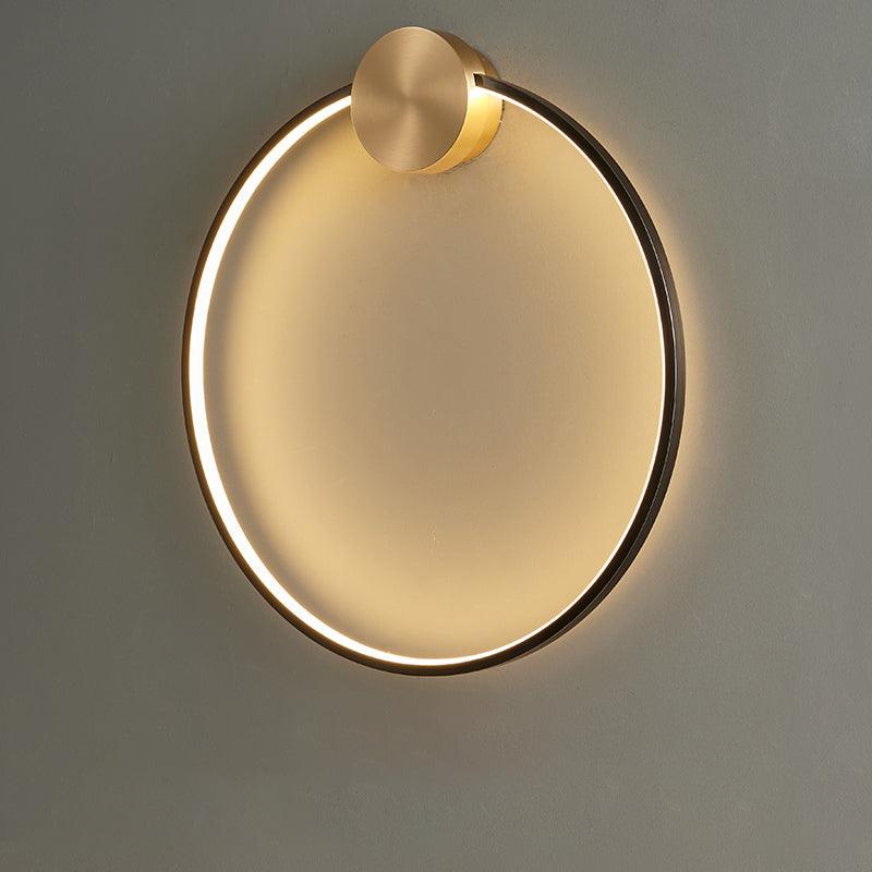 Brass Ring Integrated LED Wall Light