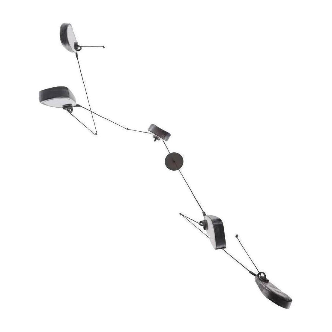 Clear Cast Glass Drop Chandelier