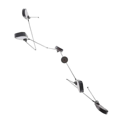 Clear Cast Glass Drop Chandelier