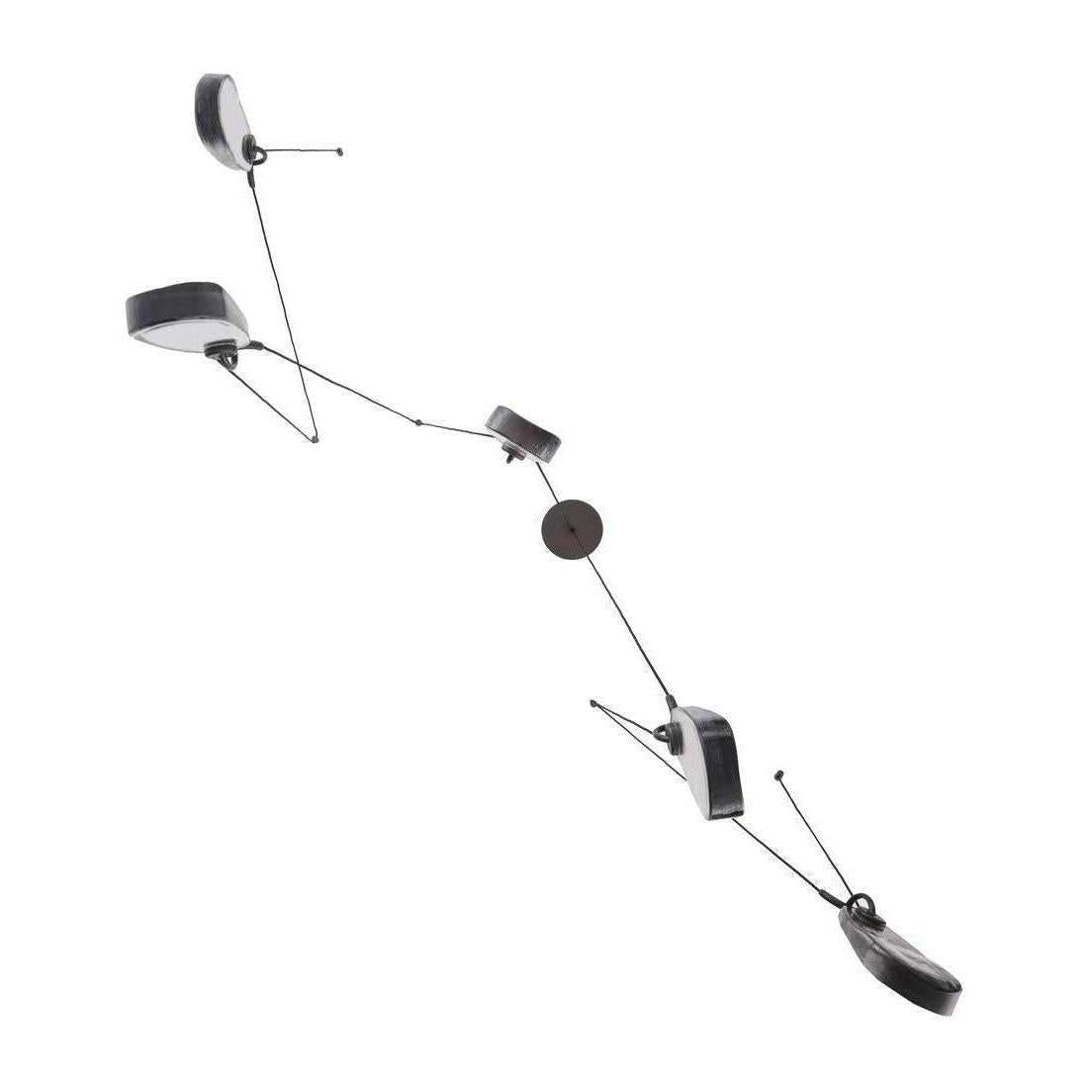 Clear Cast Glass Drop Chandelier