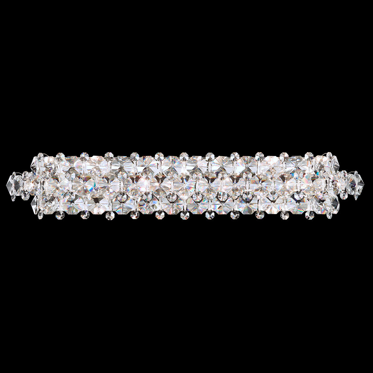 Crystal Cluster Vanity Wall Light / Clear Optic Crystal