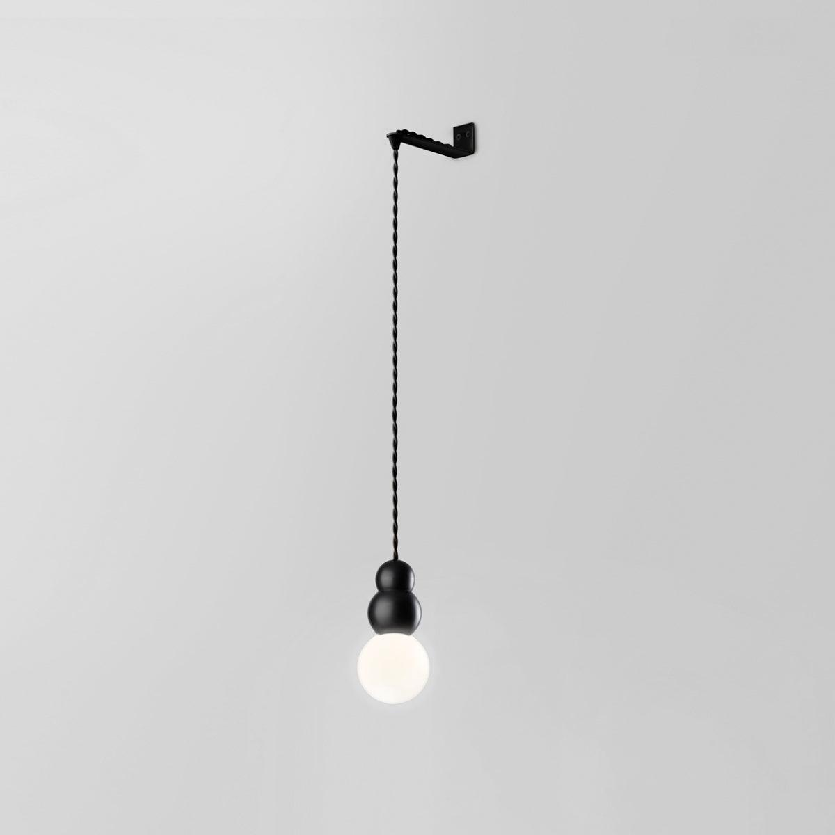 Globe Glass Hanging Wall Light