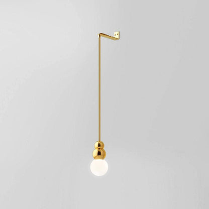 Globe Glass Hanging Wall Light