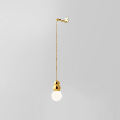 Globe Glass Hanging Wall Light